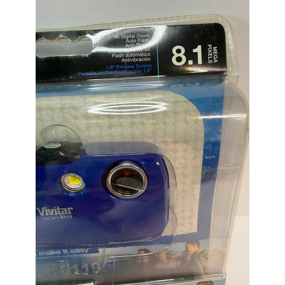 Vivitar ViviCam 8119 Digital Camera 8.1MP Y2K Retro Point and Shoot